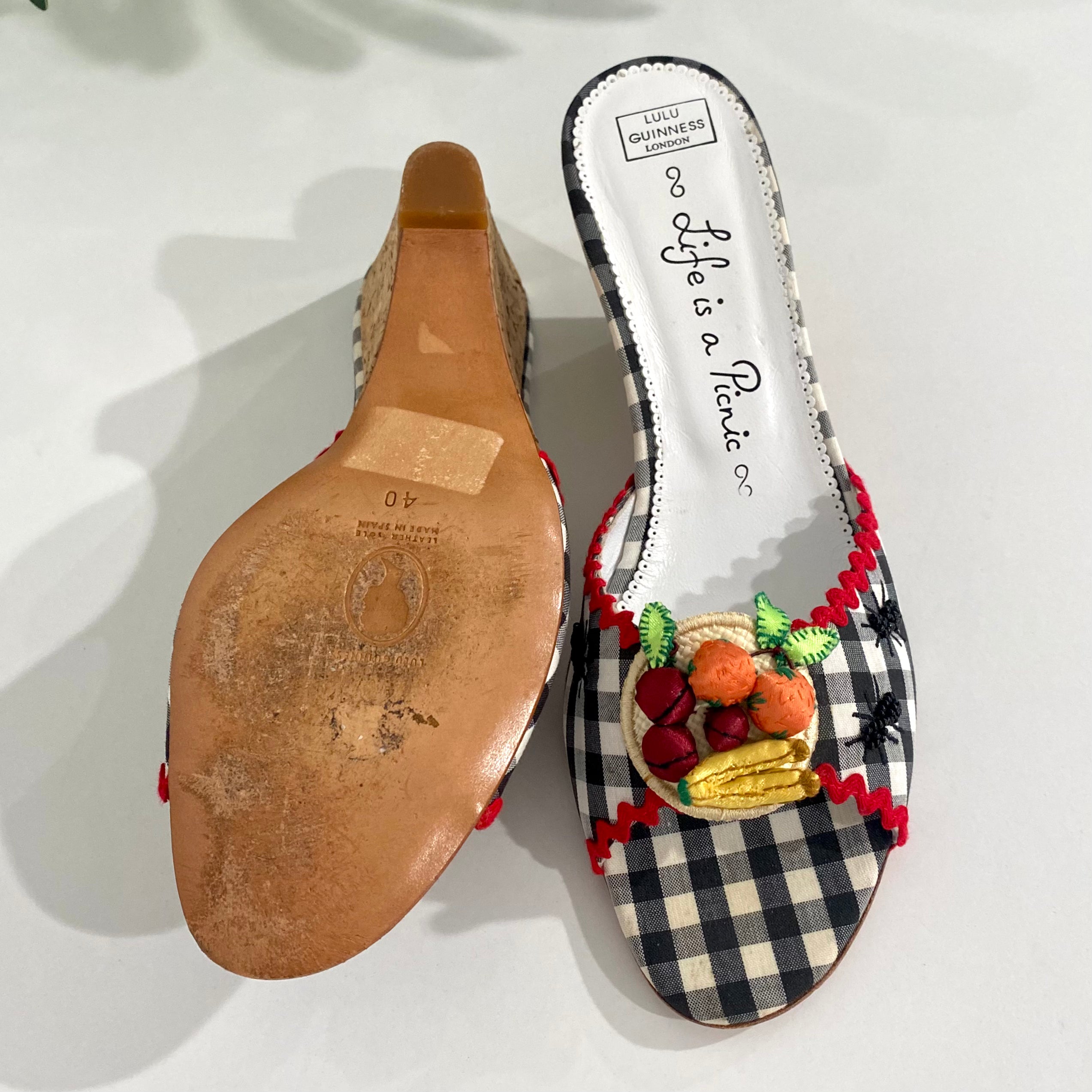 Lulu Guinness Picnic Sandals