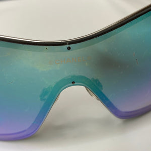 Chanel Reflective Shield Sunglasses