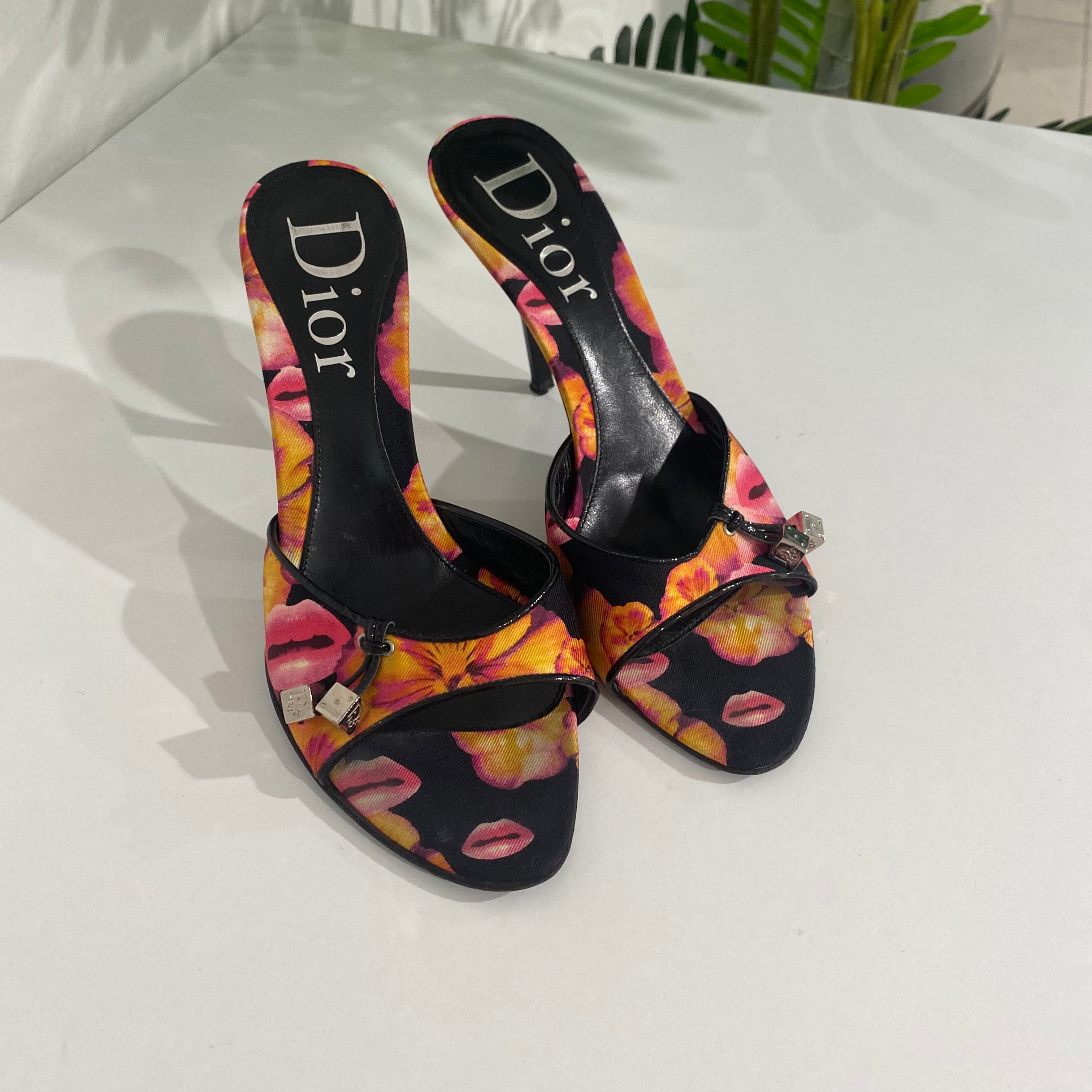 Dior Lips & Dice Heels
