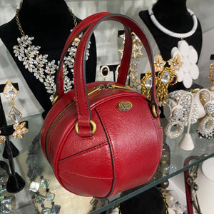 Gucci Red Mini Tifosa Ball Bag