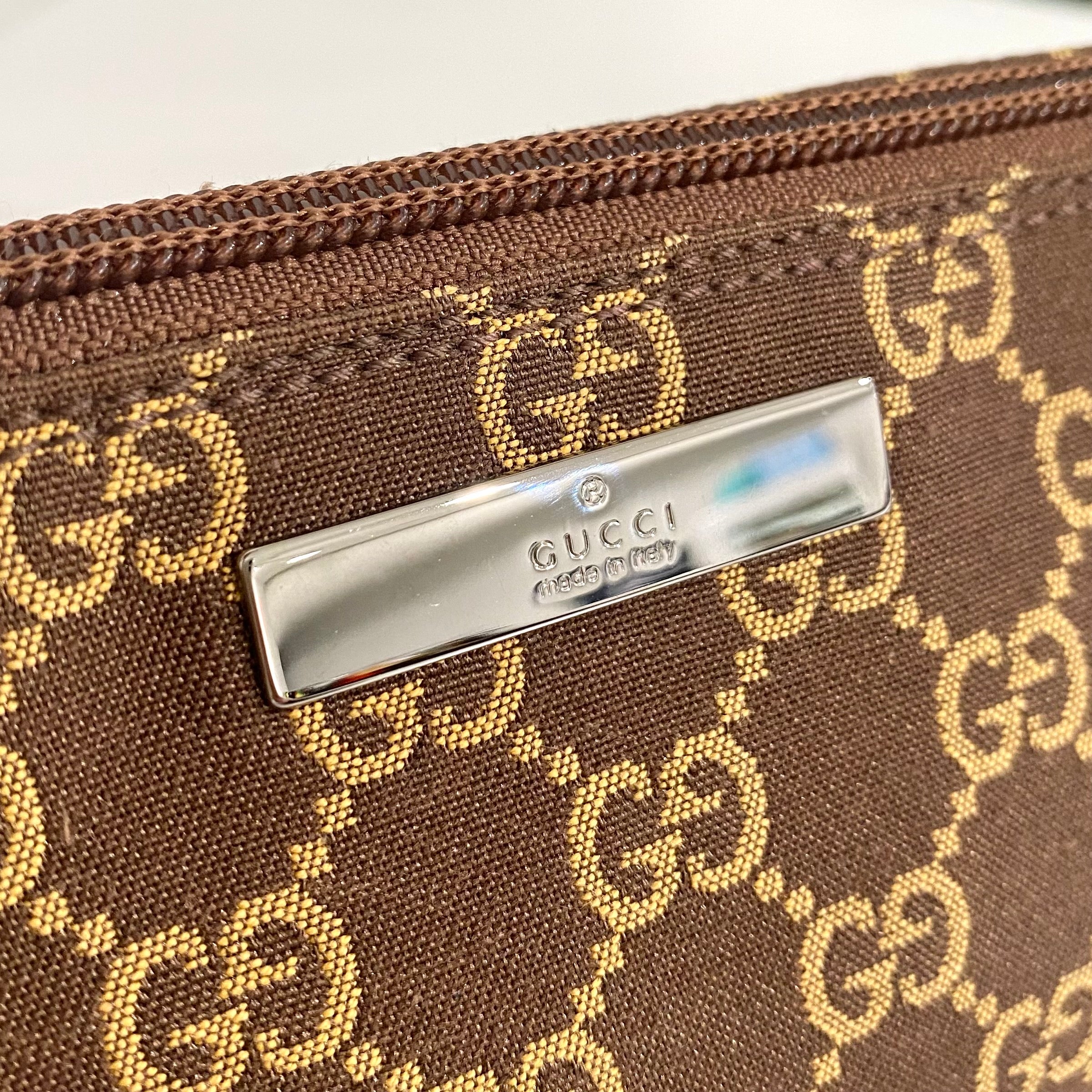 Gucci Brown Monogram Mini Bag