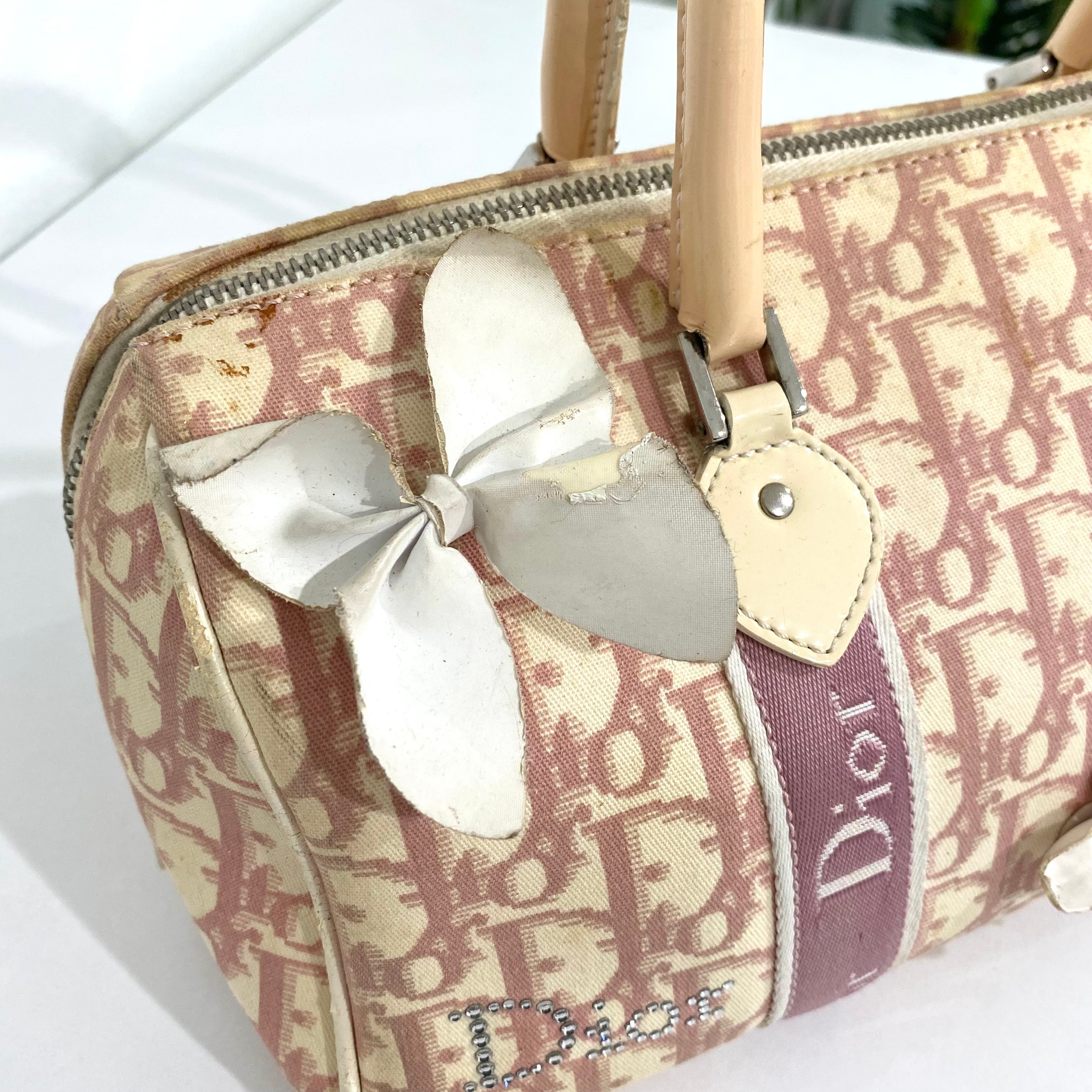 Dior Girly Boston Bag – Dina C's Fab and Funky Consignment Boutique