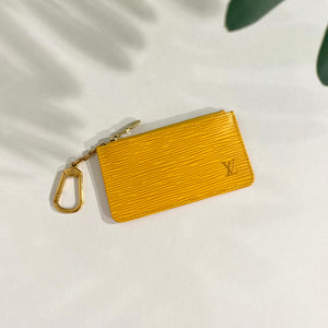 Louis vuitton yellow purse sales