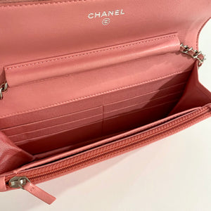 Chanel Pink Wallet on Chain