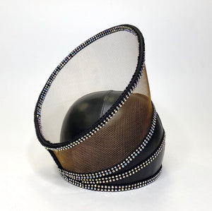 Kokin Vintage Leather Mesh Column Hat
