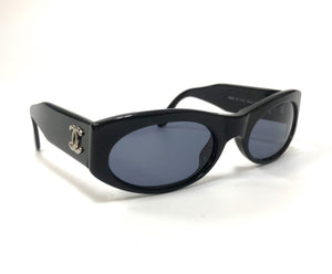 Chanel Vintage Black Small Frame Sunglasses – Dina C's Fab and