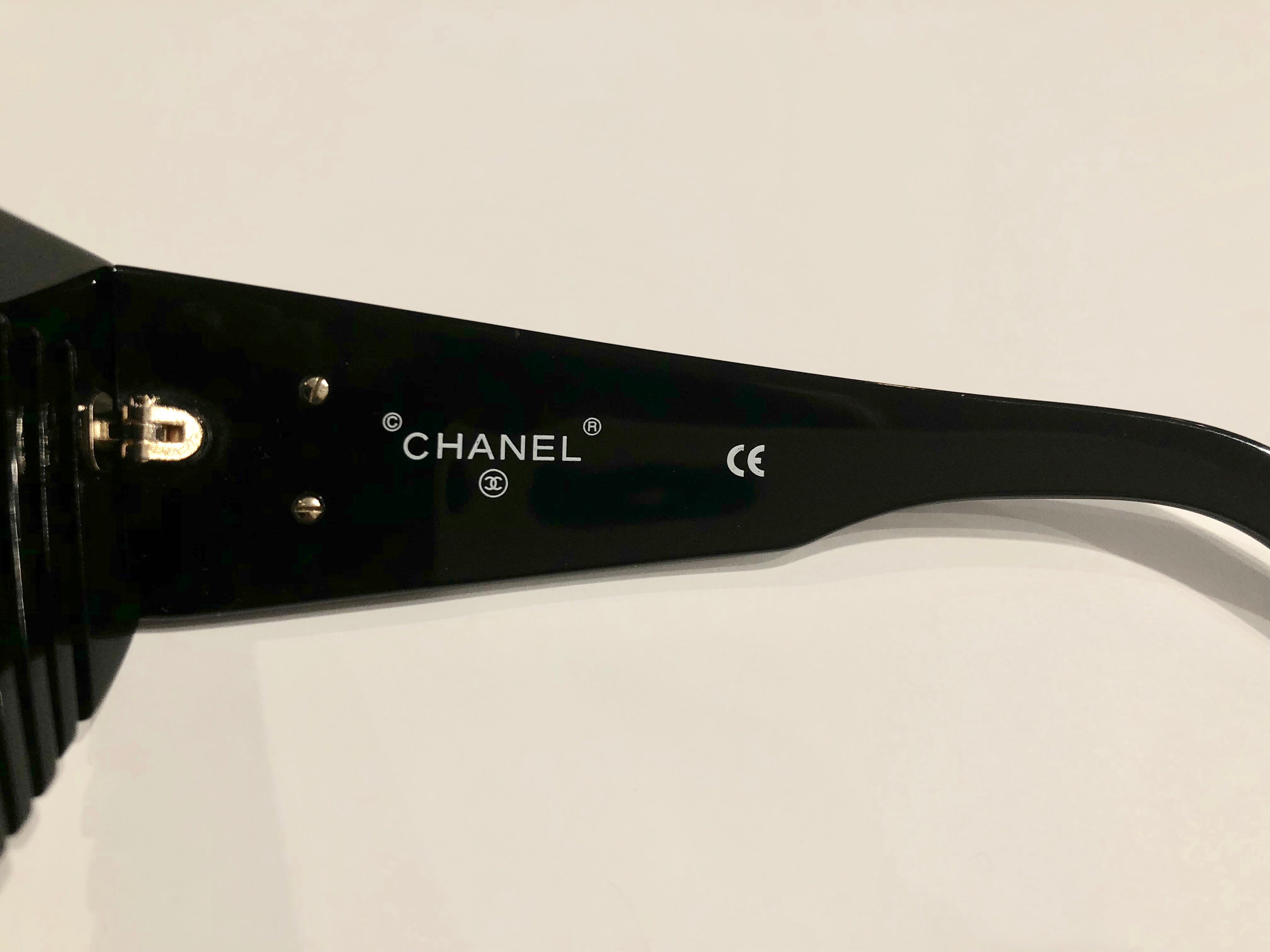 Chanel 1993 Runway Comb Sunglasses