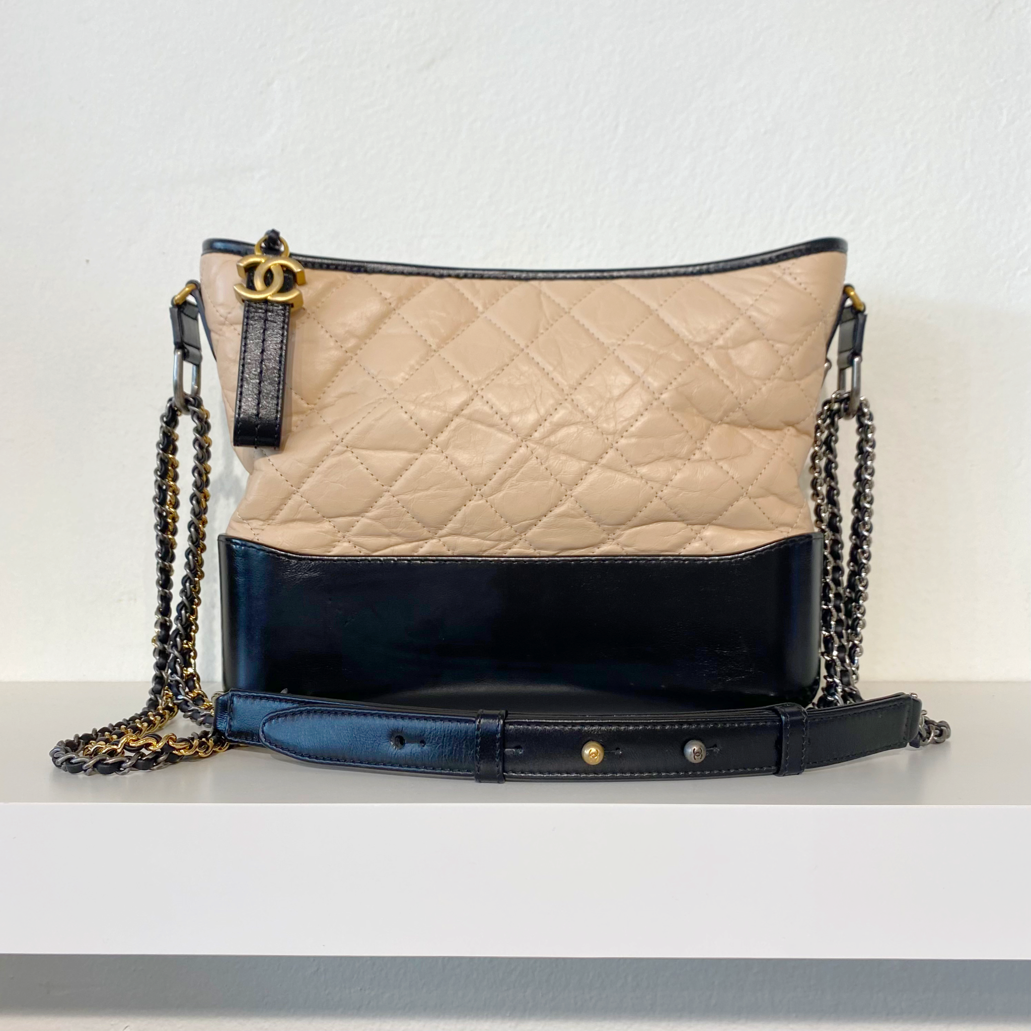 Otra Vez Couture Consignment - The ultimate Cool Girl purse CHANEL, 'Small  Gabrielle Hobo Bag' in black leather