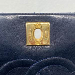 Chanel Vintage Navy CC Flap Bag