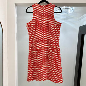 red and white tweed dress Red Tweed Mini Dress - All Dresses