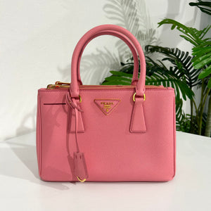 Prada pink 2025 saffiano bag