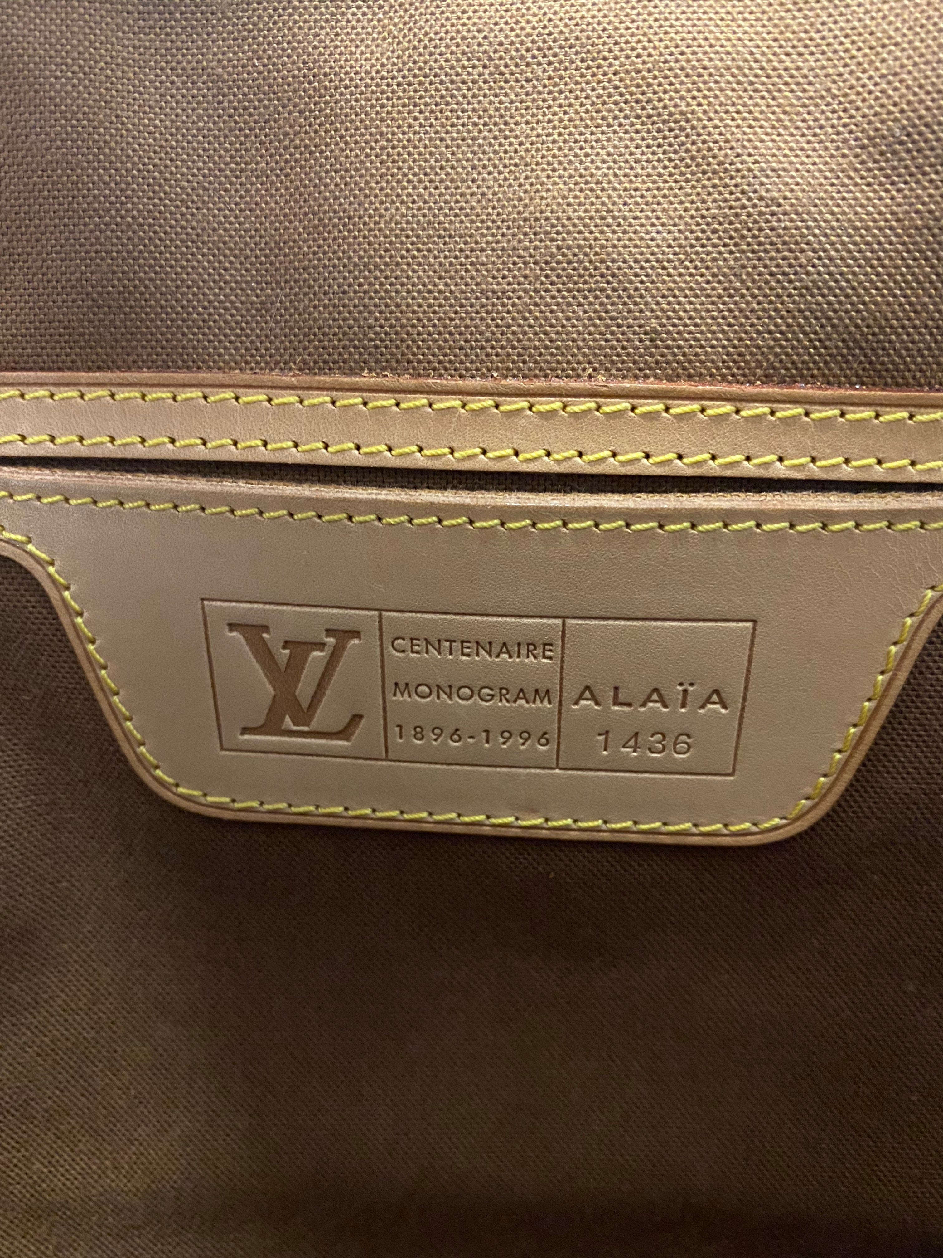 Louis Vuitton Limited Edition Leopard Print Centenaire Alma bag by Alaïa,  1996 For Sale at 1stDibs