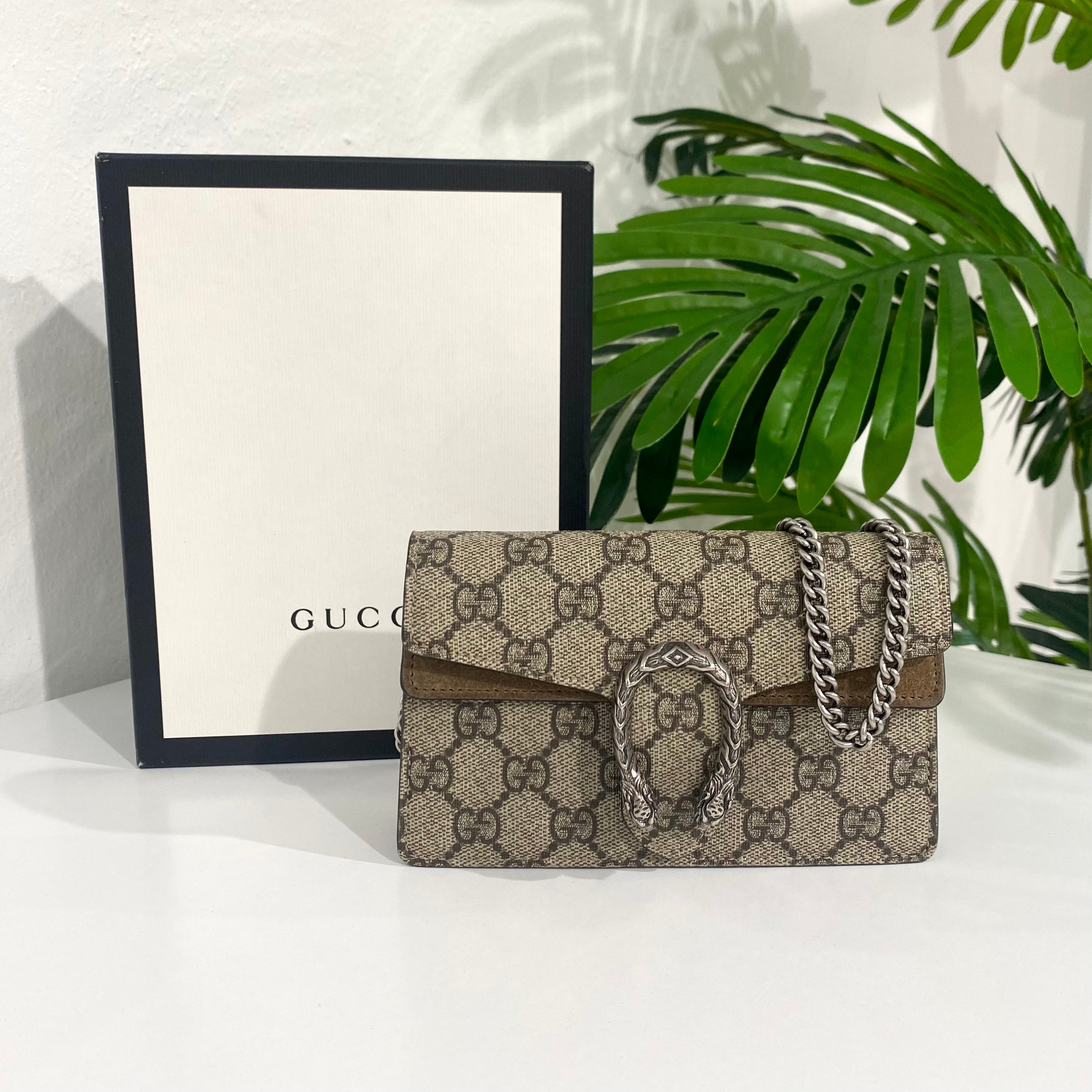 Gucci Dionysus GG Supreme Super Mini Bag - Fablle
