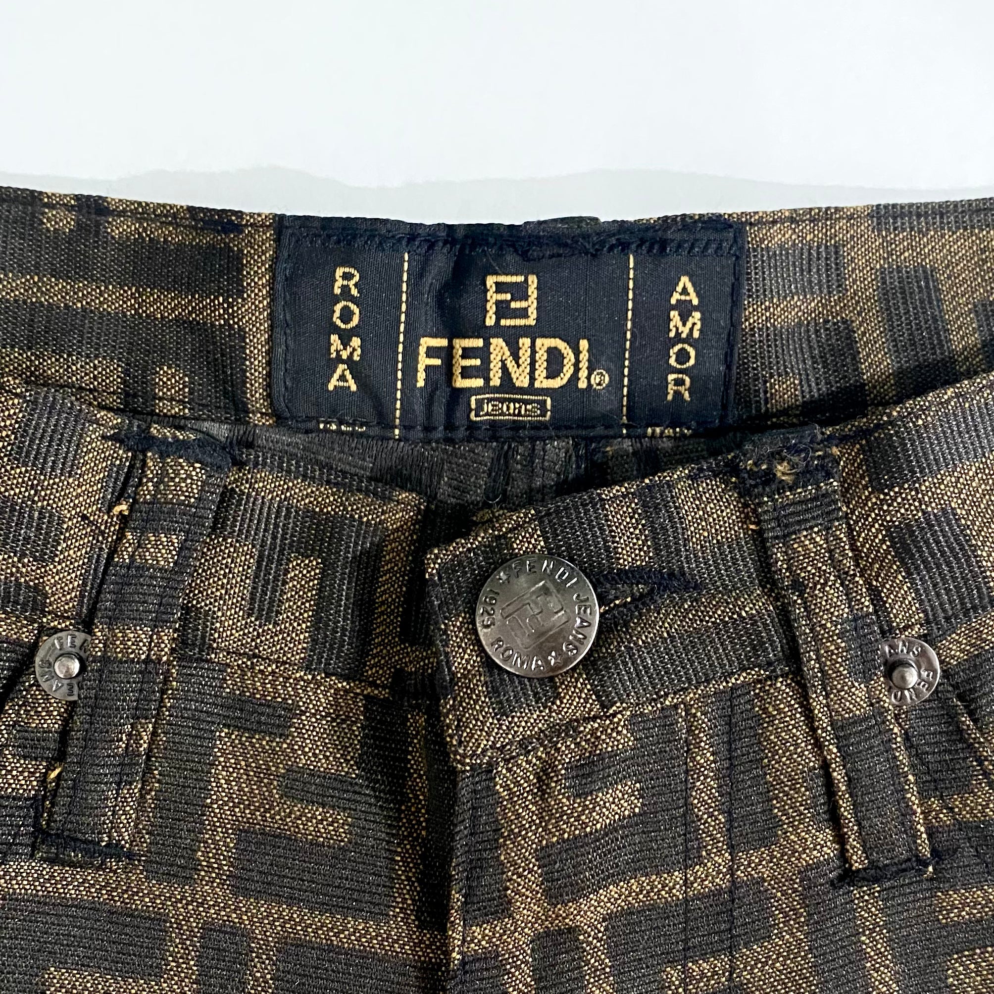 Fendi Vintage Zucca Pants