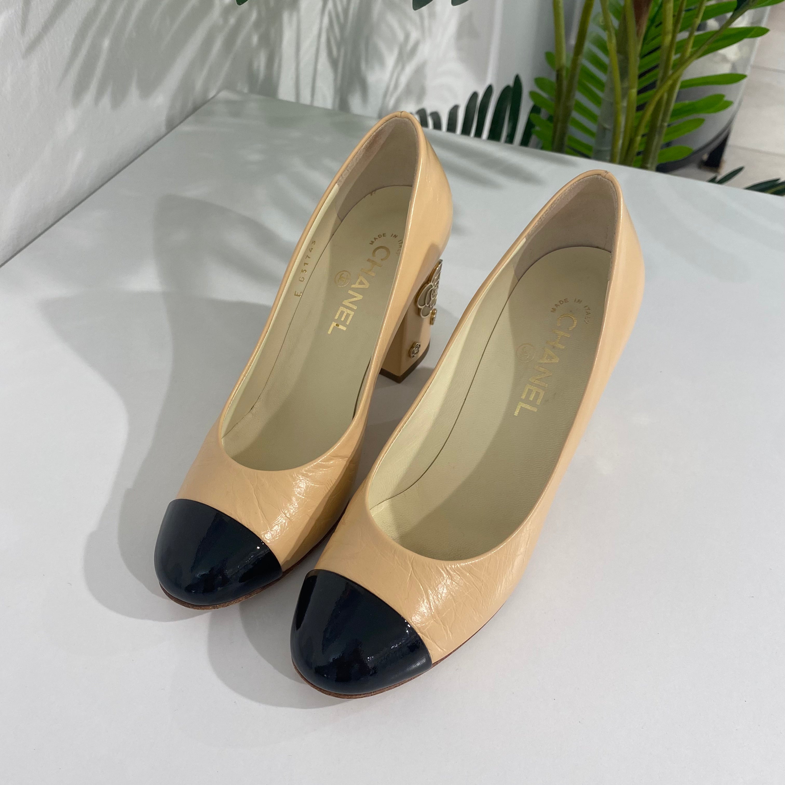 Chanel Camellia Heels – Dina C's Fab and Funky Consignment Boutique