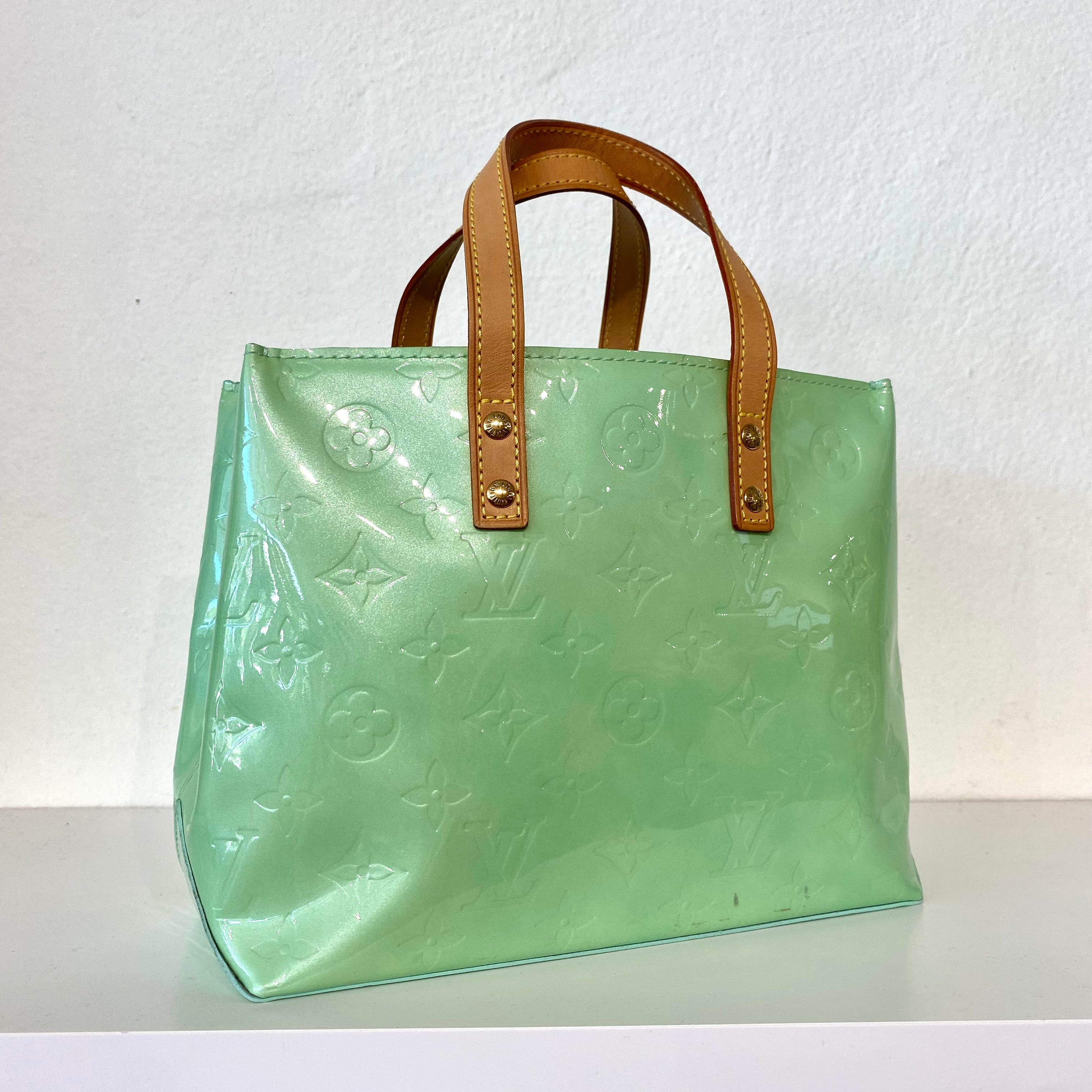 Louis Vuitton Green Mini Lin Francoise Convertible Tote - shop 