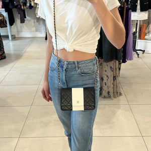 Chanel Black & White Wallet on Chain