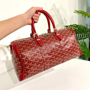 Red travel bag Goyard Red in Other - 1409379