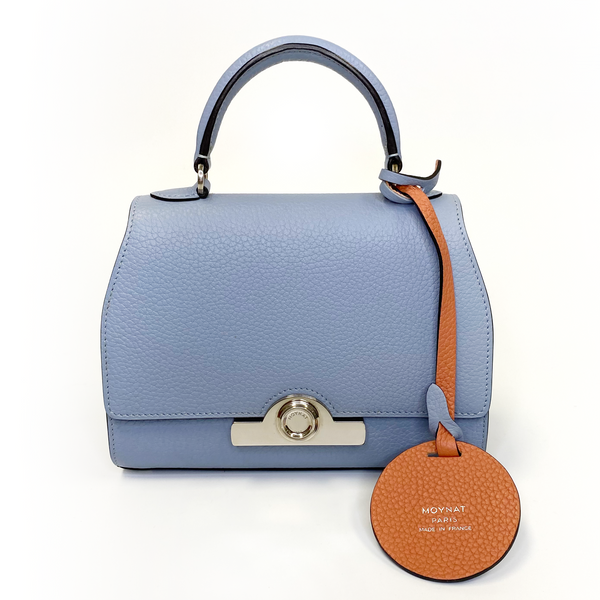 At Auction: Moynat: a Blue Calfskin Mini Bag c.2015 (includes dust bag)