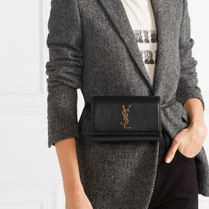 Saint Laurent Black Patent Belt Bag – Dina C's Fab and Funky