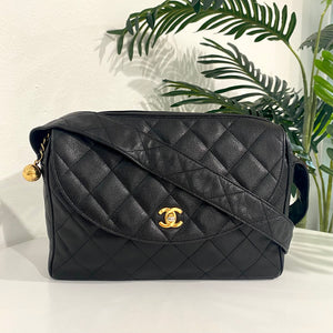 Chanel black camera bag on sale