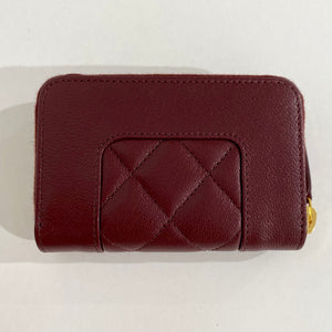 Chanel Burgundy Wallet